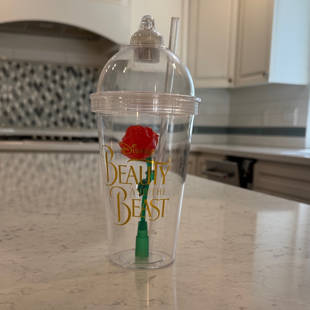 Beauty and the Beast Clear Tumbler